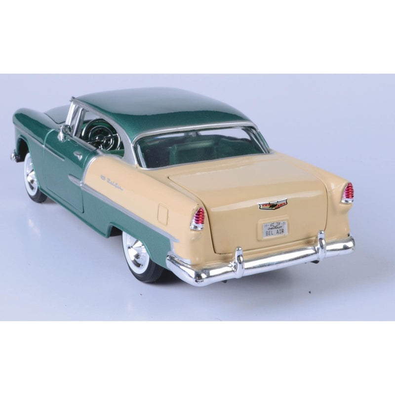 Motor Max 1955 Chevy Bel Air, Green - Motormax 73229 - 1/24 scale Diecast Model Toy Car for unisex-children - Image 4